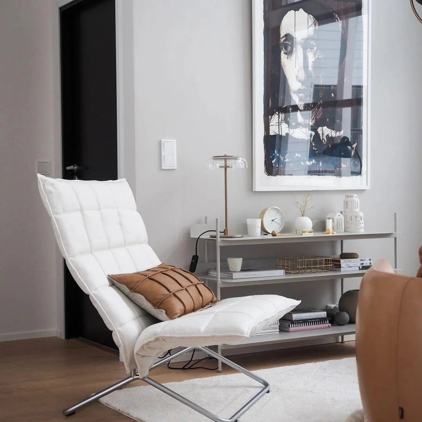 Clear Glass Golden Table Lamp