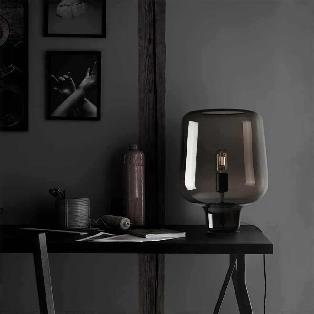 Minimalist Glass Table Lamp